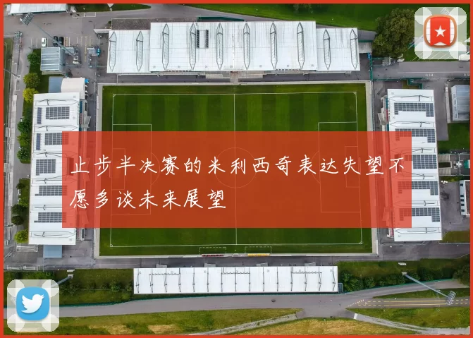 止步半决赛的米利西奇表达失望不愿多谈未来展望